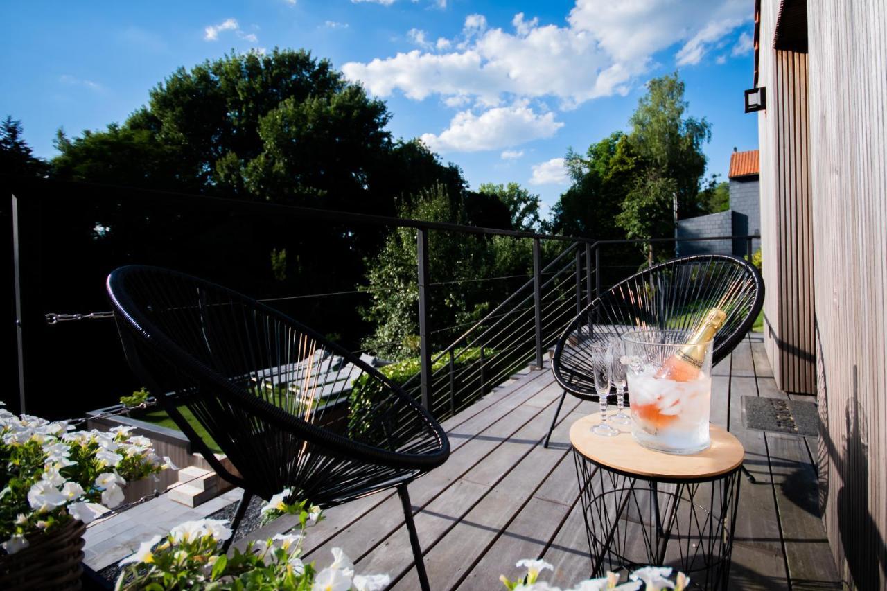 Bed and Breakfast Au Calme De Hosdent Braives Esterno foto