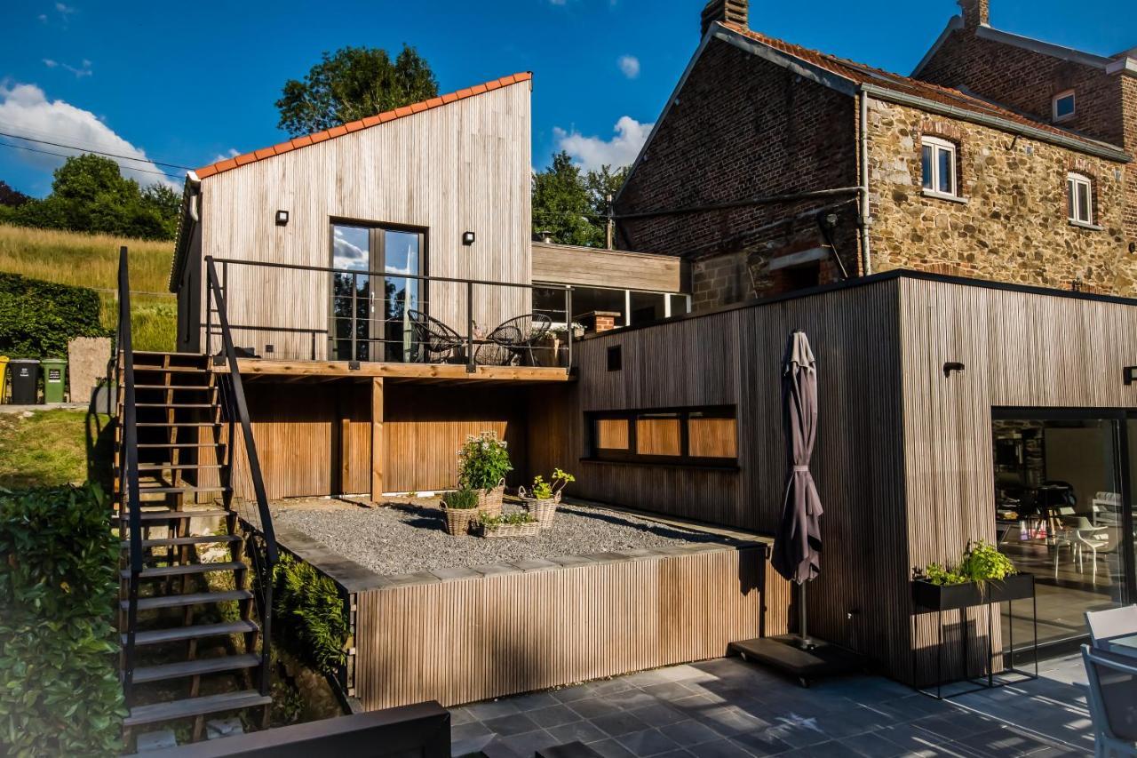Bed and Breakfast Au Calme De Hosdent Braives Esterno foto
