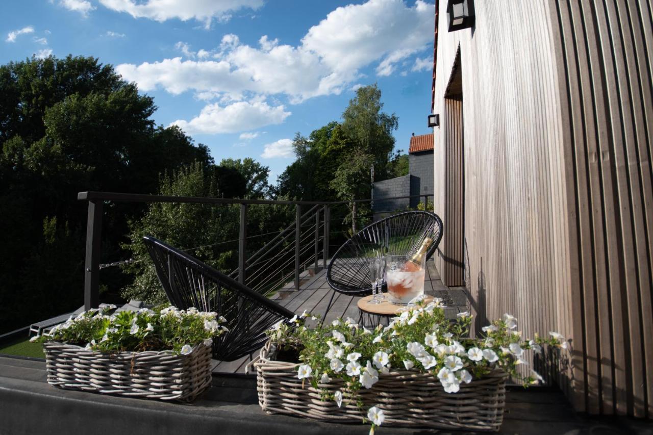Bed and Breakfast Au Calme De Hosdent Braives Esterno foto