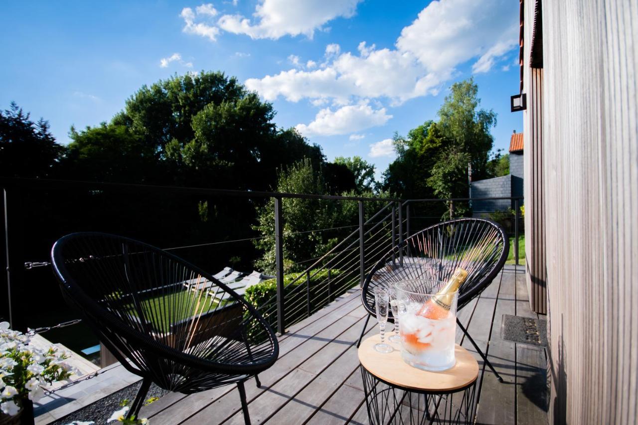Bed and Breakfast Au Calme De Hosdent Braives Esterno foto