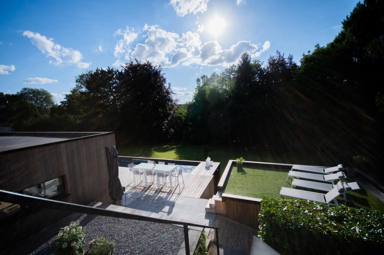 Bed and Breakfast Au Calme De Hosdent Braives Esterno foto