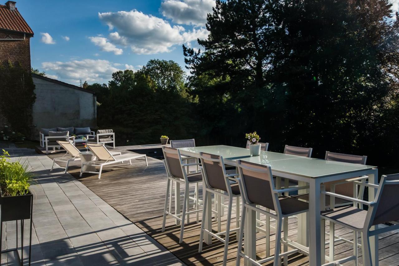 Bed and Breakfast Au Calme De Hosdent Braives Esterno foto