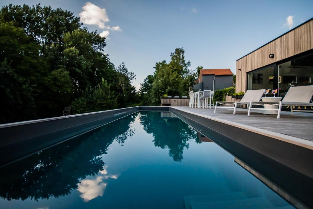 Bed and Breakfast Au Calme De Hosdent Braives Esterno foto