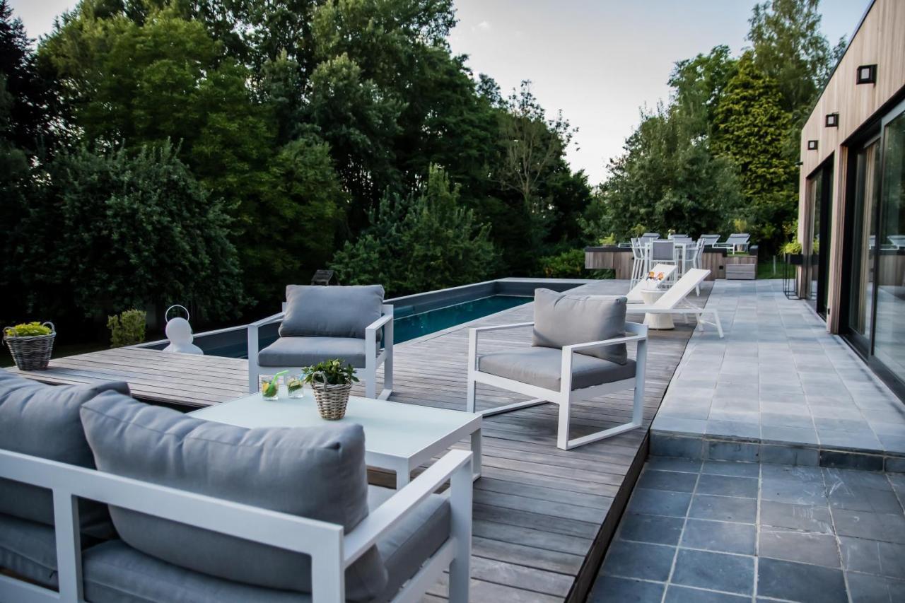 Bed and Breakfast Au Calme De Hosdent Braives Esterno foto